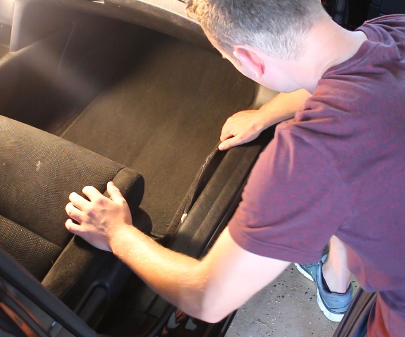 Car Door Trim Carpet Fix