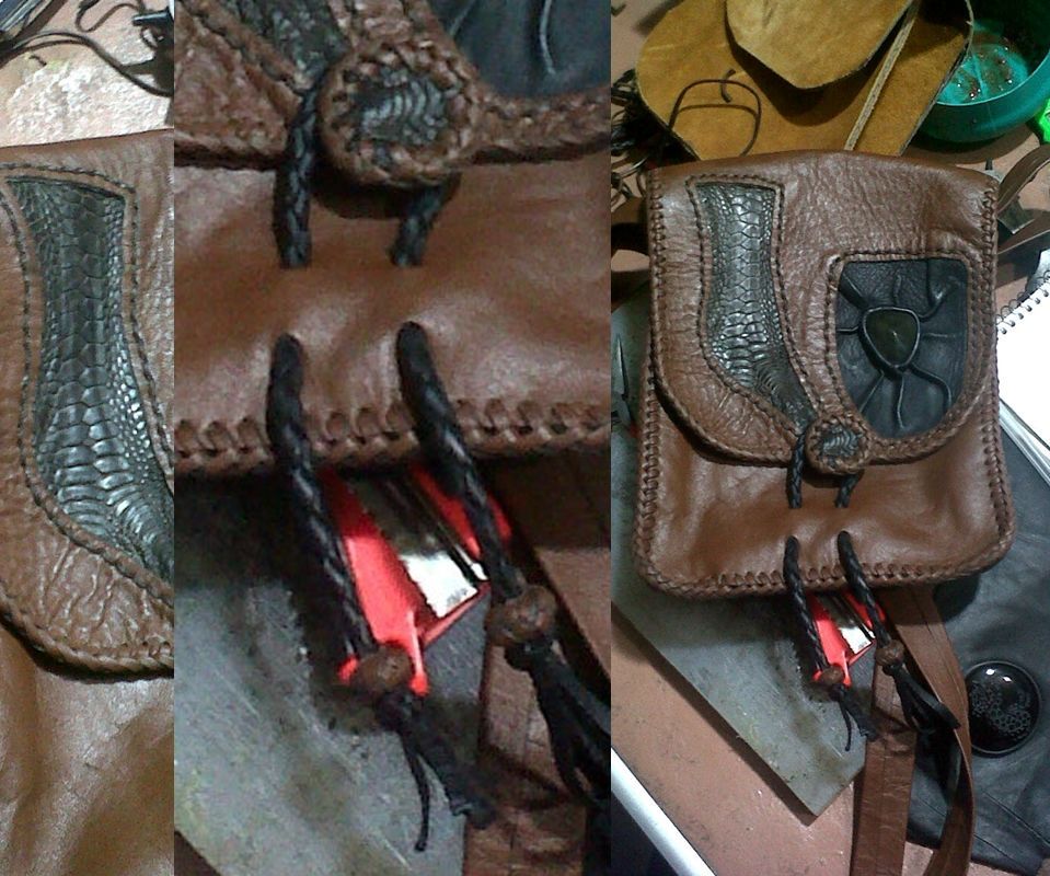 Bandolera De Cuero Hecha 100% a Mano