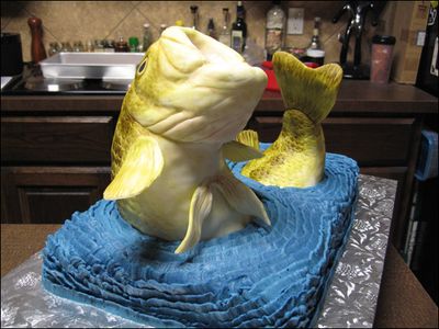 Bad Cake Fish How to Make a Bass Fish Cake : 9 Steps (with Pictures) - Instructables