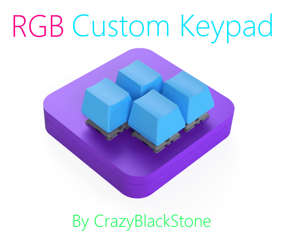 STM32-based Custom Gaming Keypad With RGB (Originally Made for Osu!)