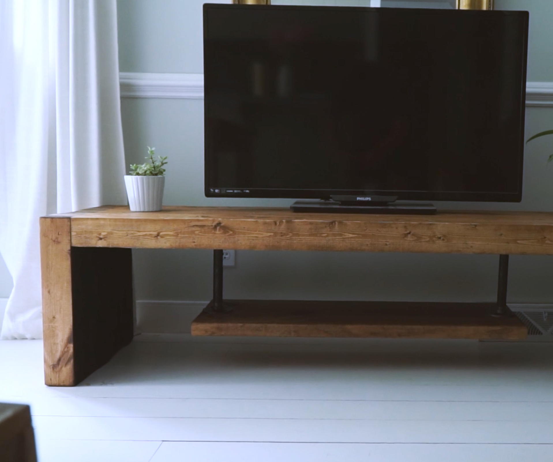 Industrial & Rustic Media Console