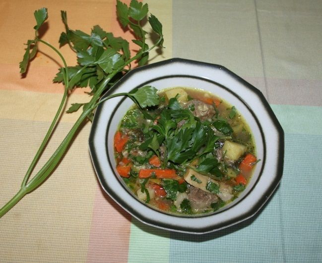 Steam and Pressure cooked  stew