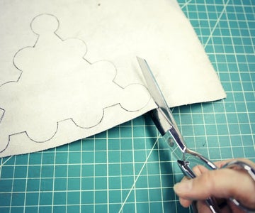 Cut Out Your Leather Backing Piece
