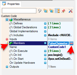 In Visuino Set Custom Code Component photo 7