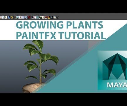 Animate Growing Plants in Autodesk Maya