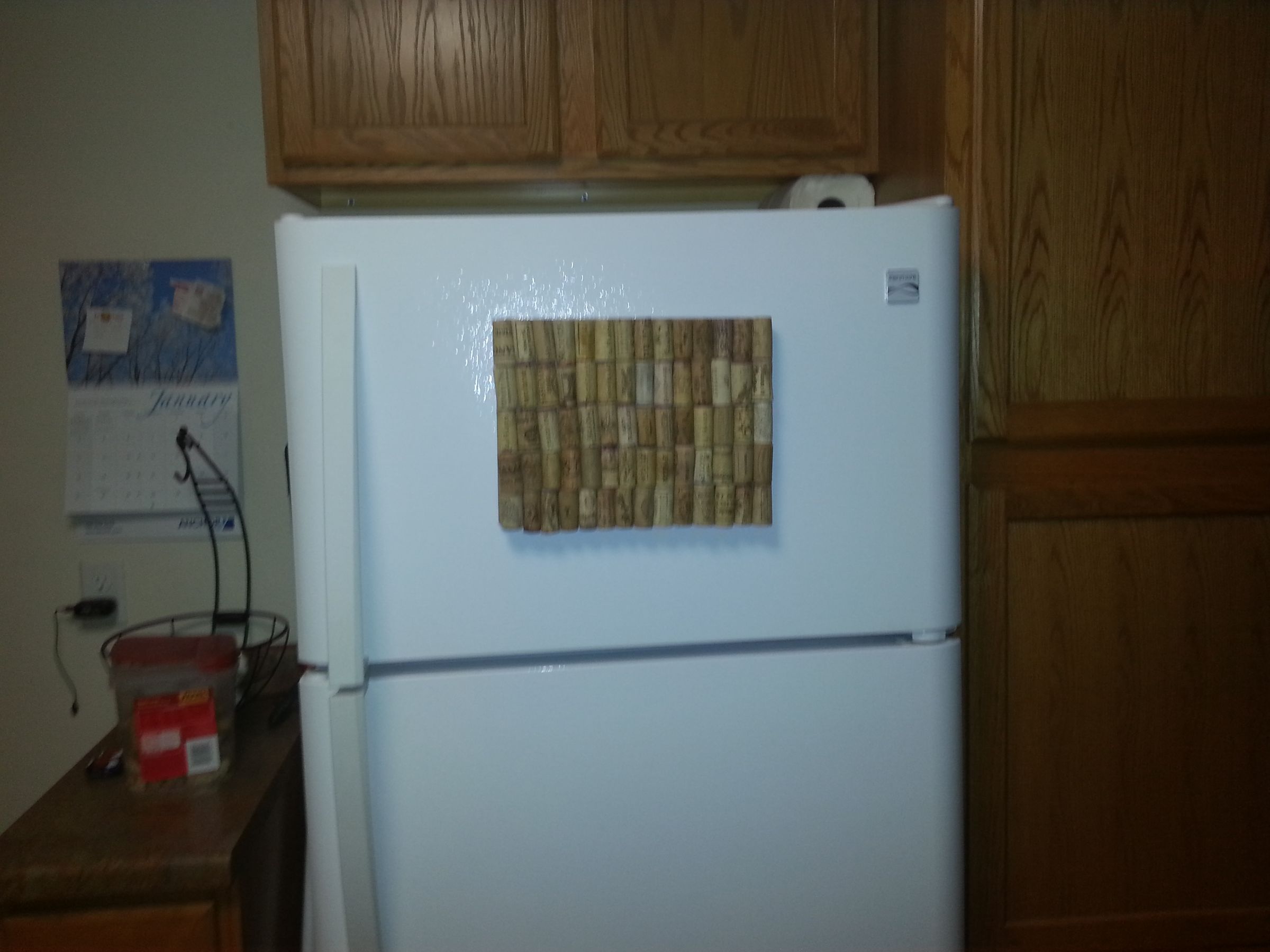Fridge Wine Cork Board Instructables
