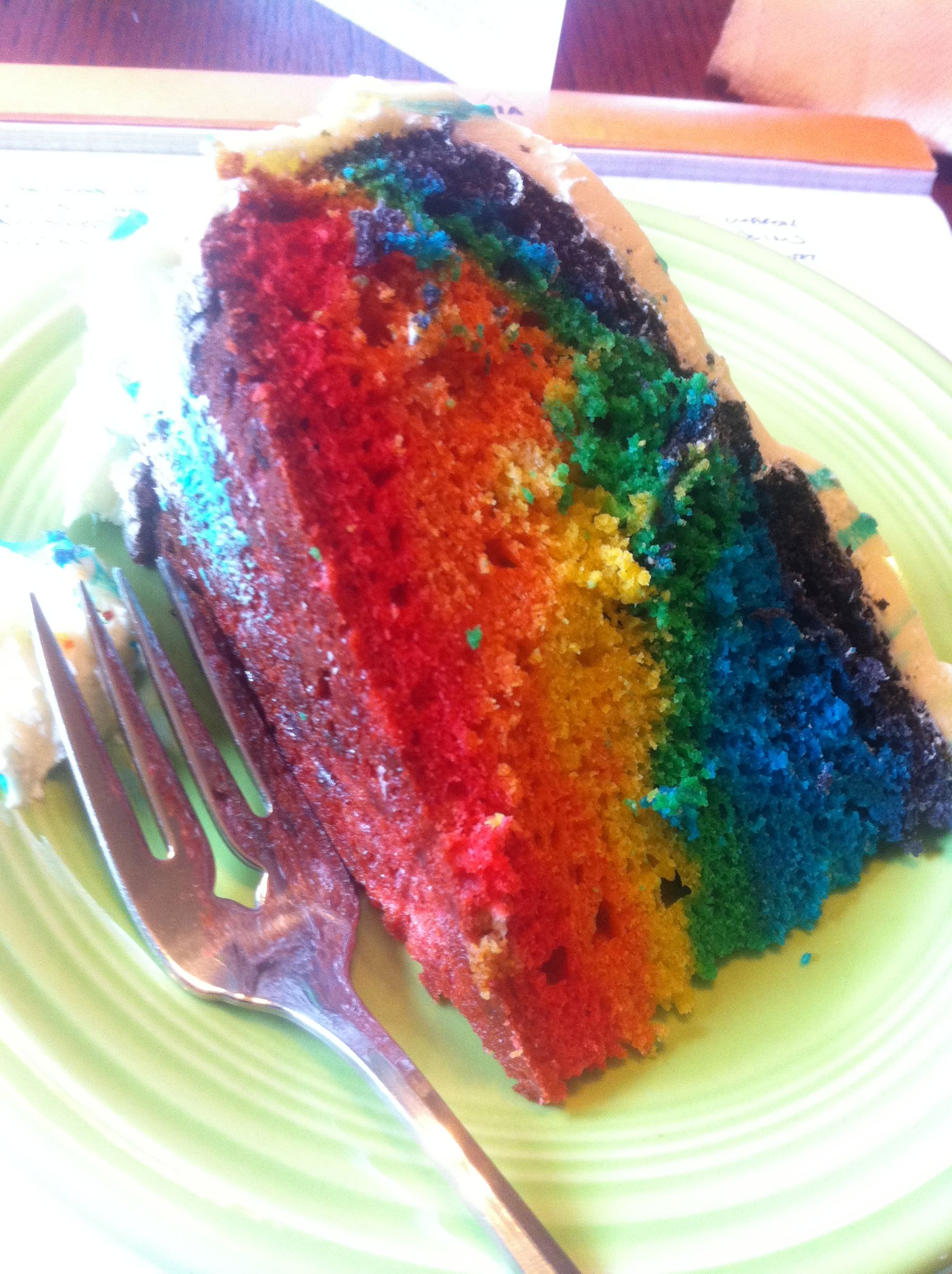 LEMON RAINBOW CAKE!!!