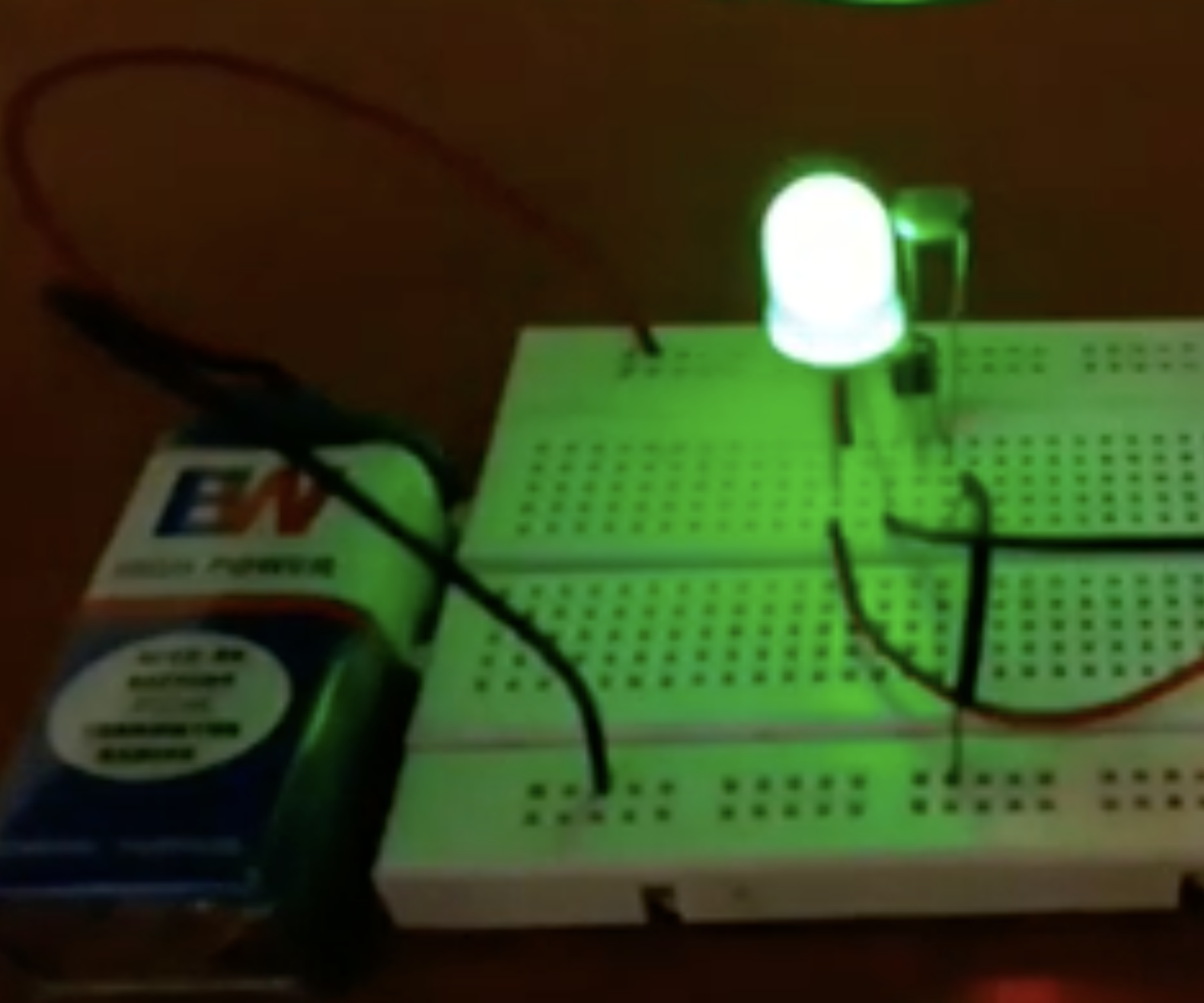 Laser Trip Wire With Breadboard Battery and Laser Supplies