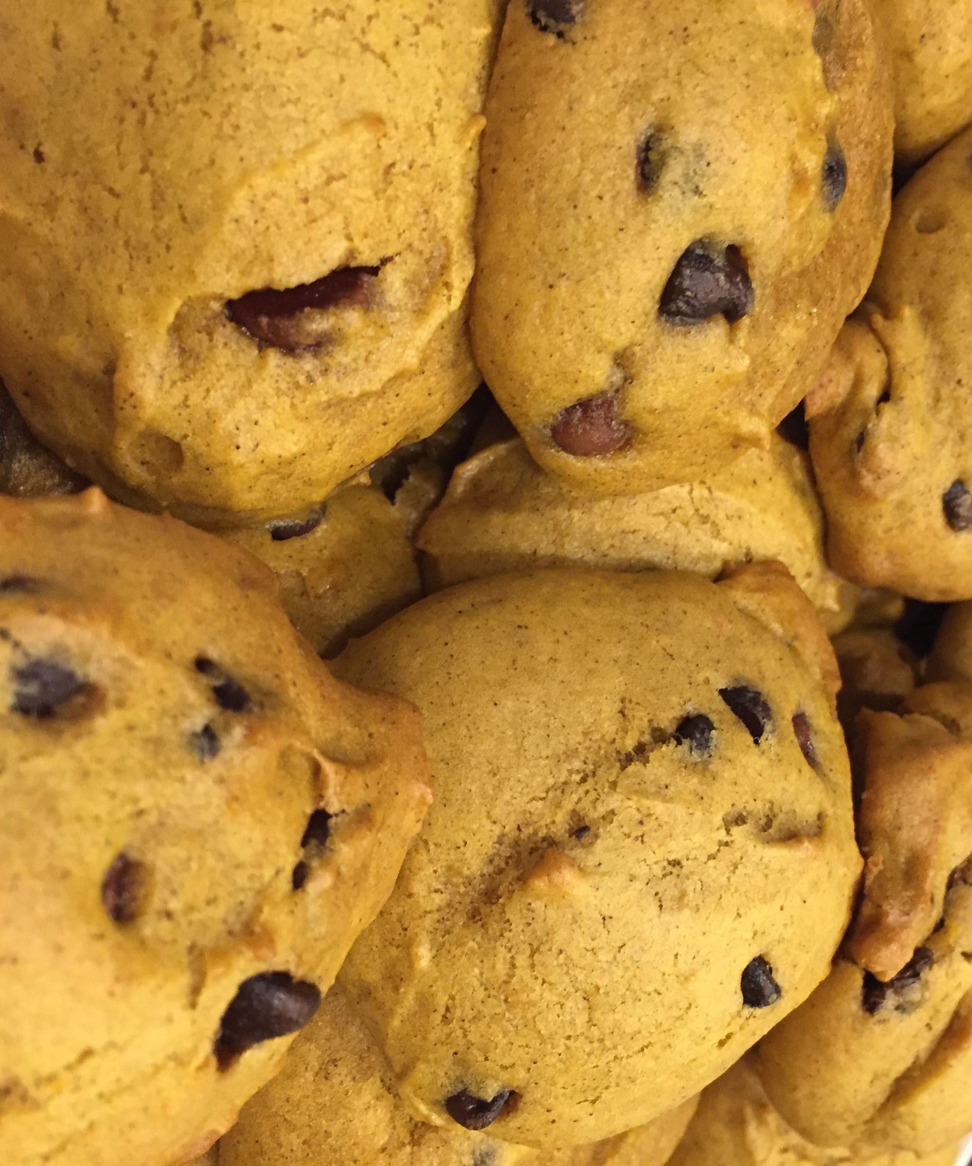 Chocolate Pumpkin Cookies