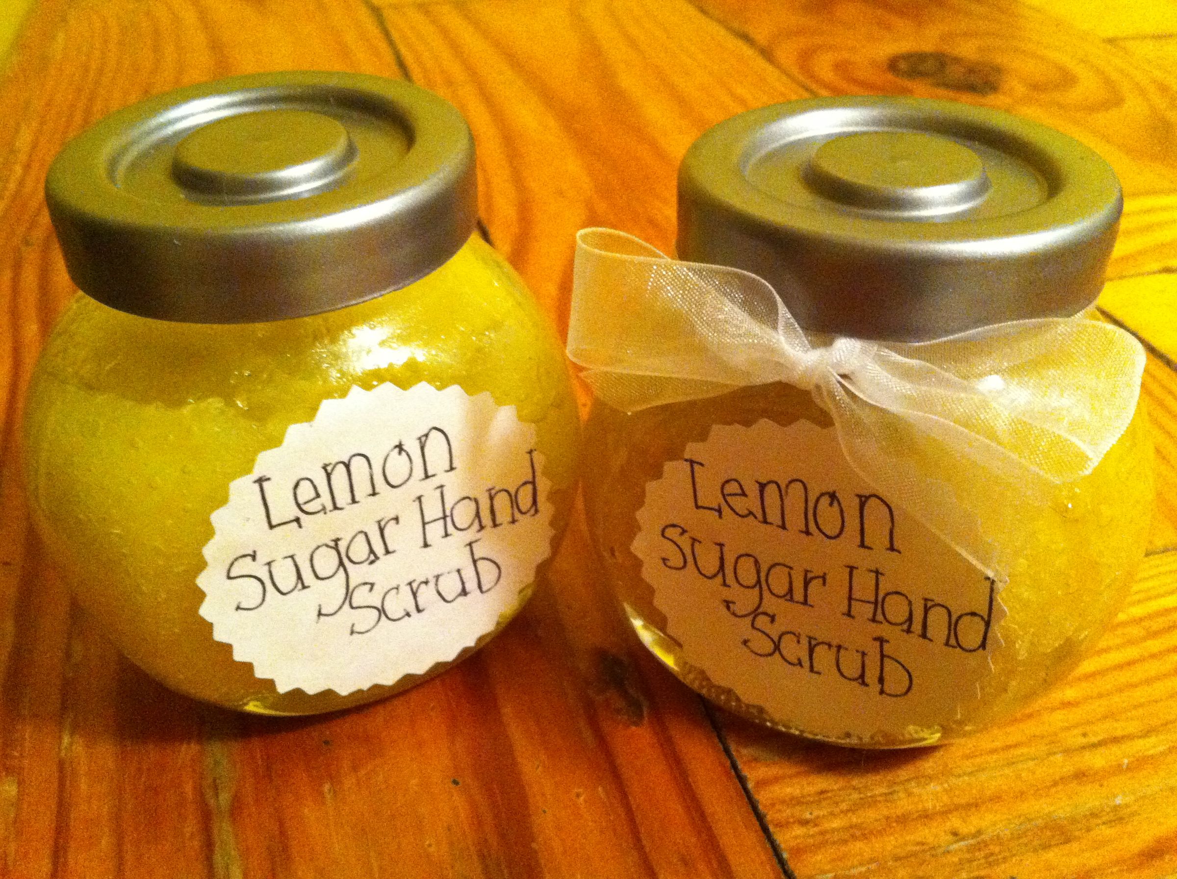 Homemade Hand Scrub