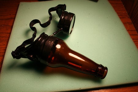 Test Fit the New &quot;beer Bottle Lens&quot; to the Goggles