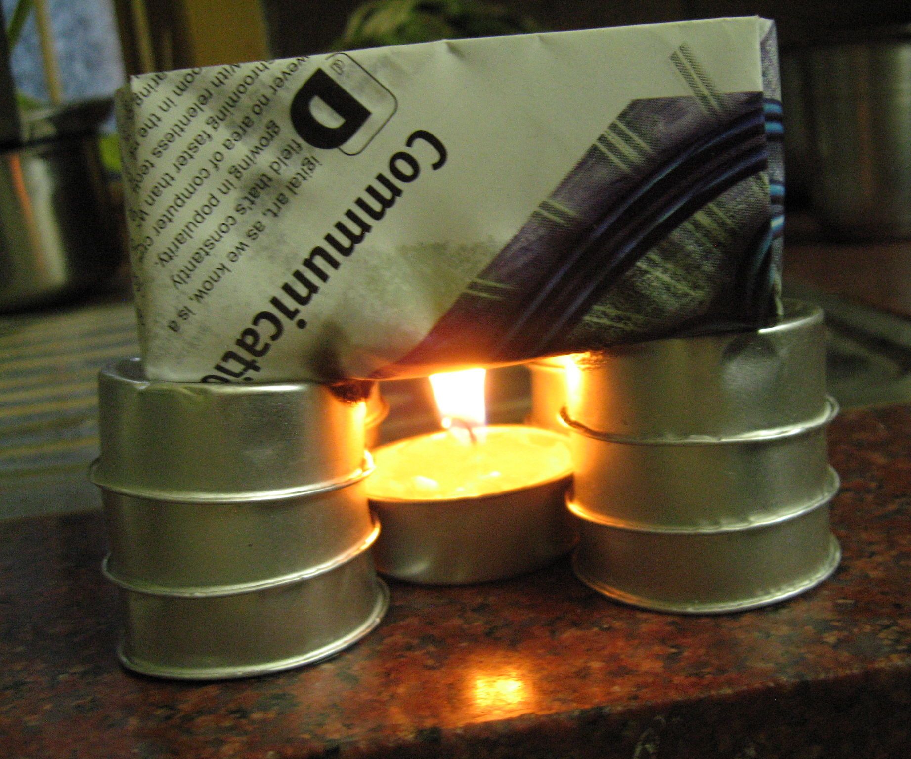 Boil Water or Cook Rice in an Origami Paper Box