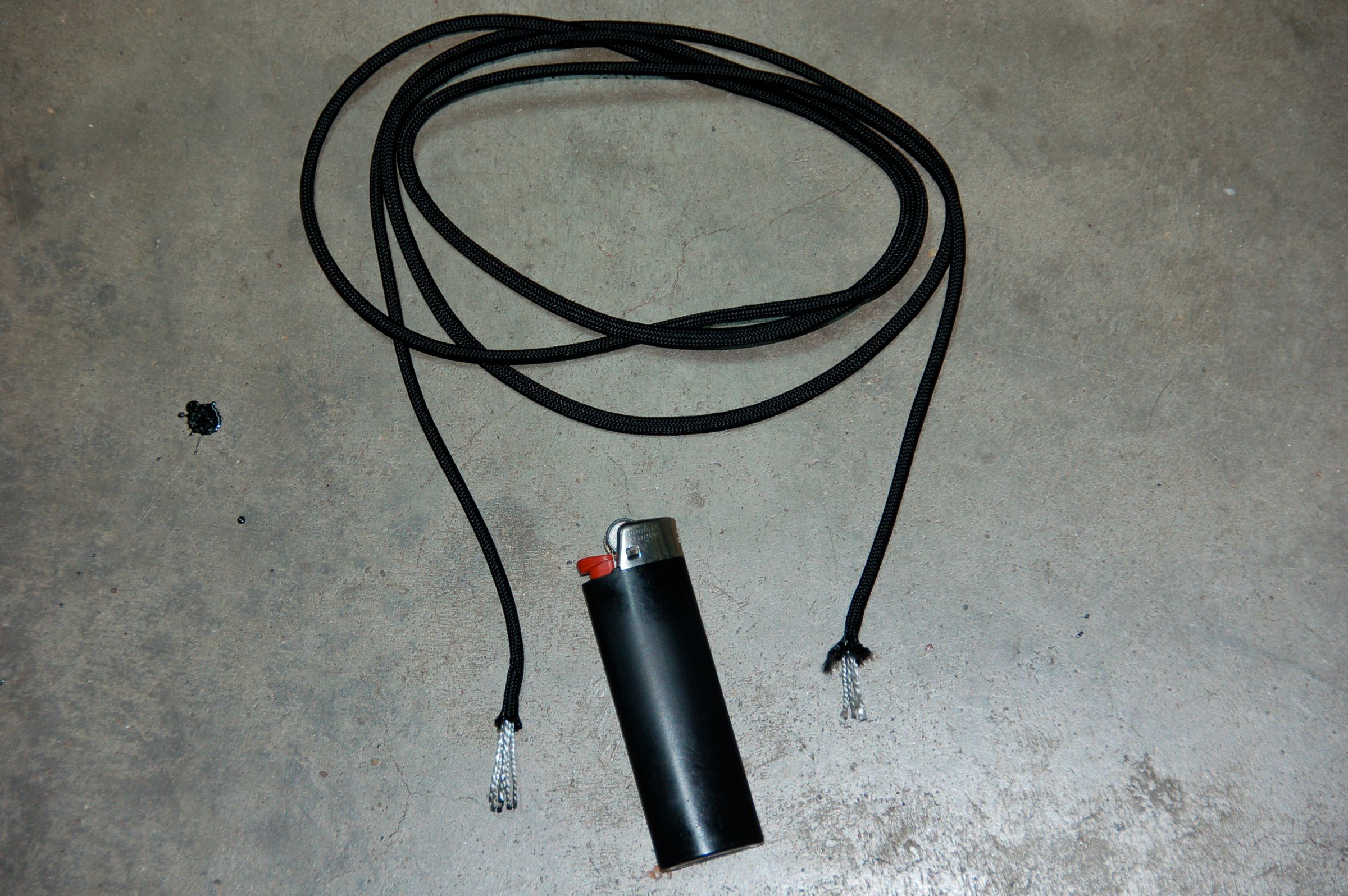 Finished Paracord Ends