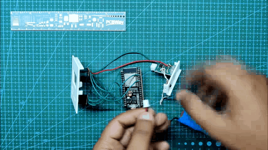 Connecting ESP32 With Front and Lower Part