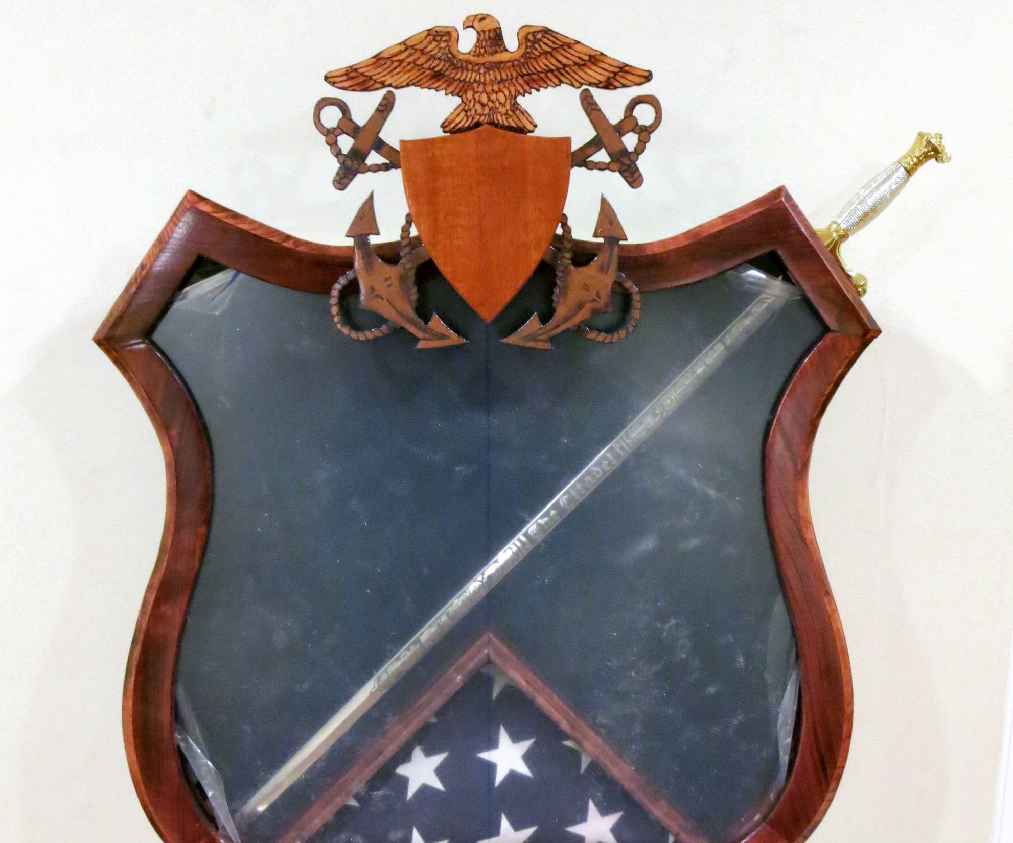 Navy Master at Arms Shadowbox