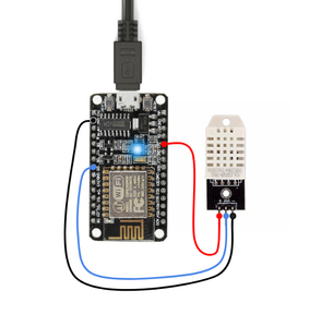 Wire the ESP8266 and DHT22