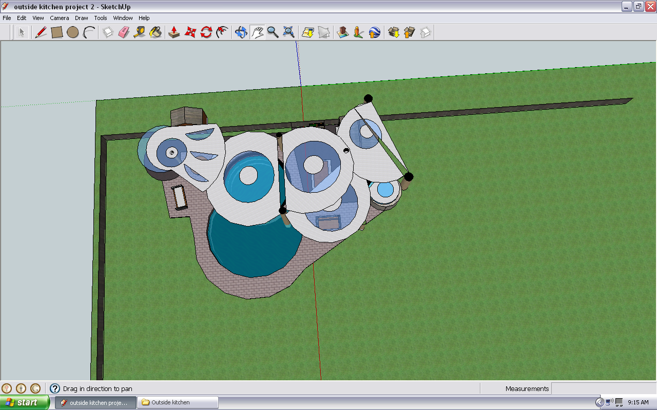 Outside Kitchen/recreation Area Design.