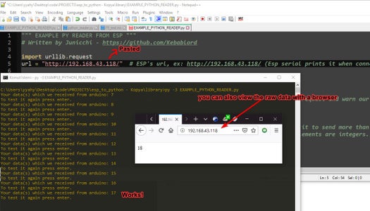 ESP8266 and Python Communication For Noobs : 6 Steps - Instructables