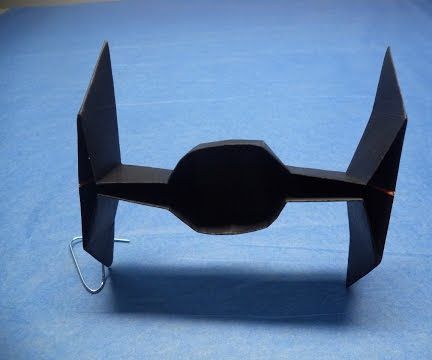 How to Fold an Origami Star Wars TIE Fighter
