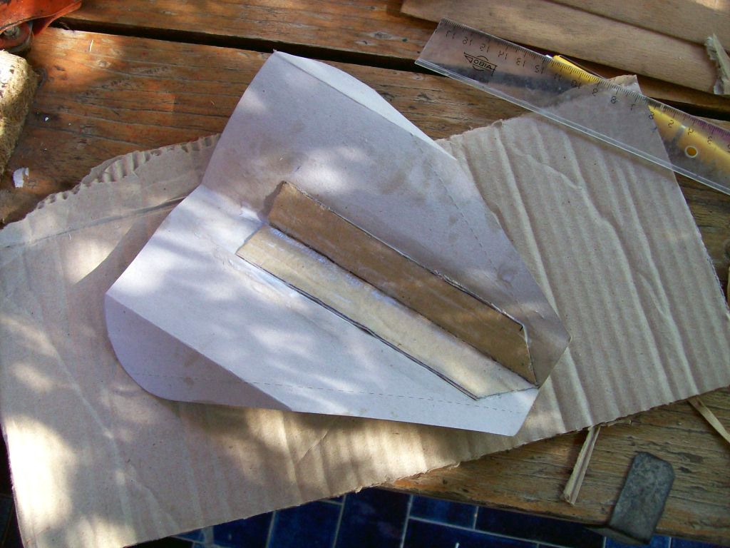 Cardboard Flying Body KFB-3 Prototype