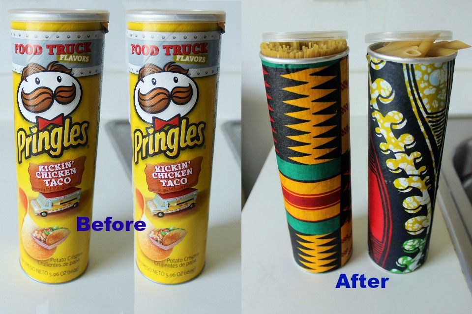 Reuse Pringles Containers