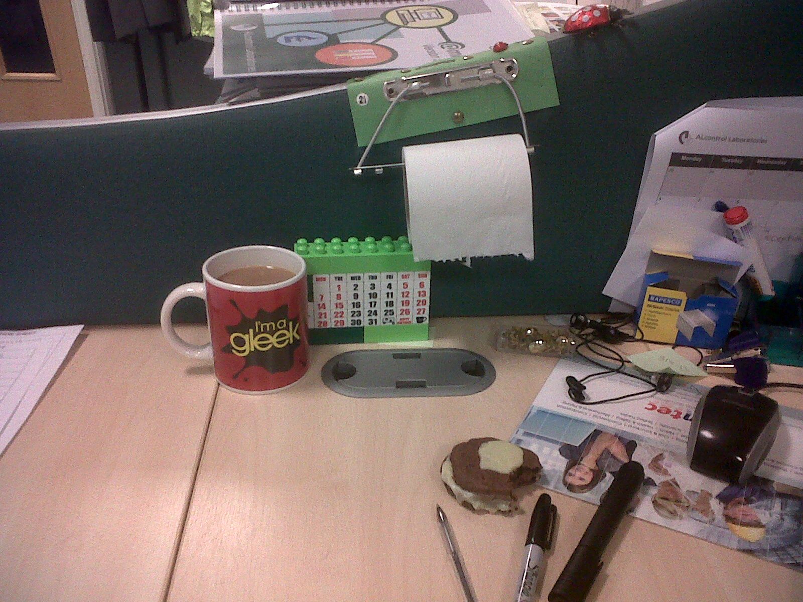 Desk Toilet Roll Holder