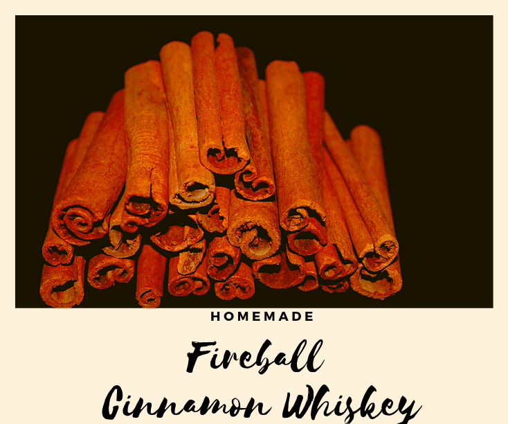 Homemade Fireball Cinnamon Whiskey