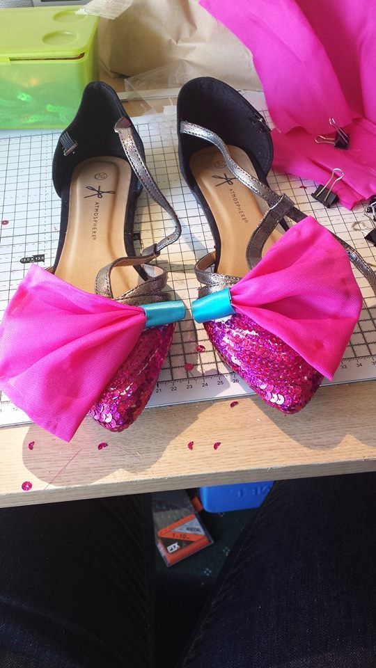 Big bow shoe shoes