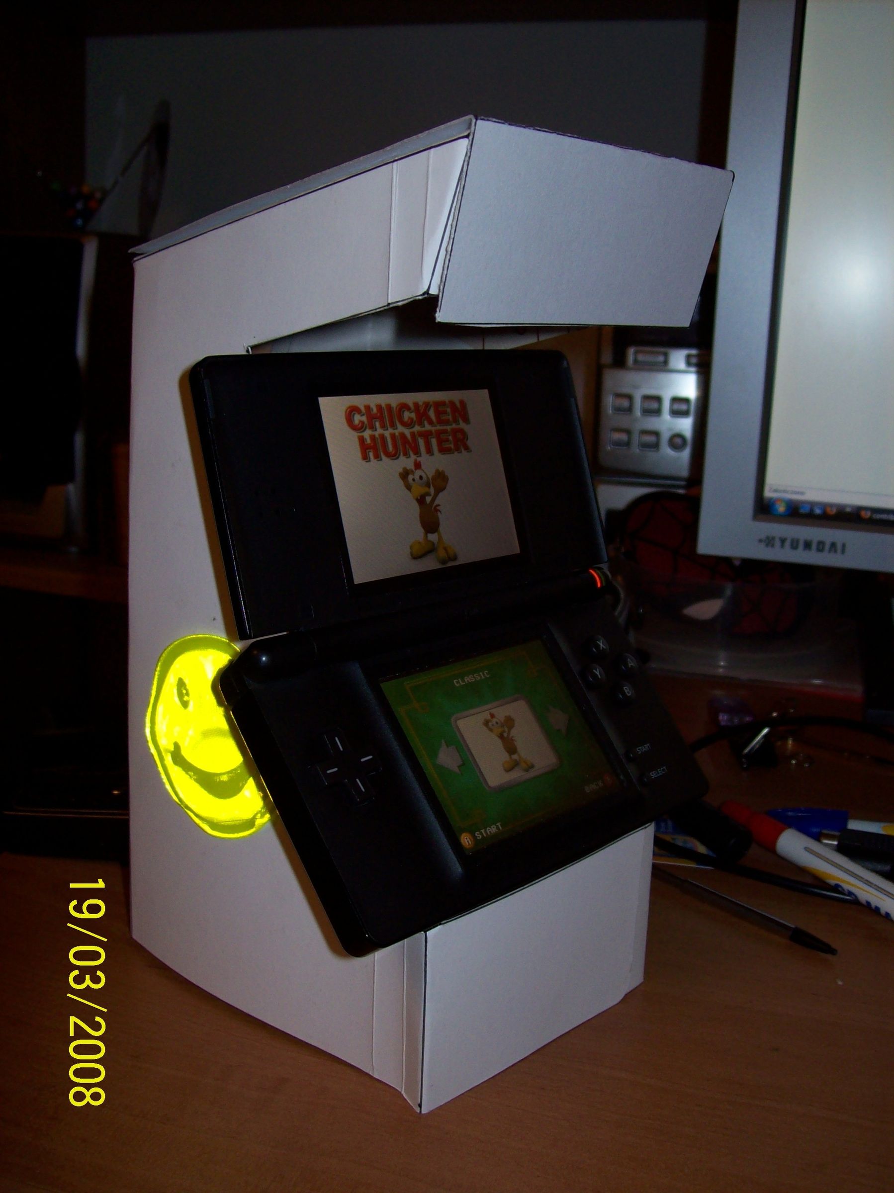 DS Cardboard Arcade Stand