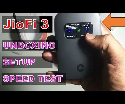 JioFi 3 Reliance Jio 4G WiFi Router & Hotspot Unboxing | Review | Setup | Speed Test