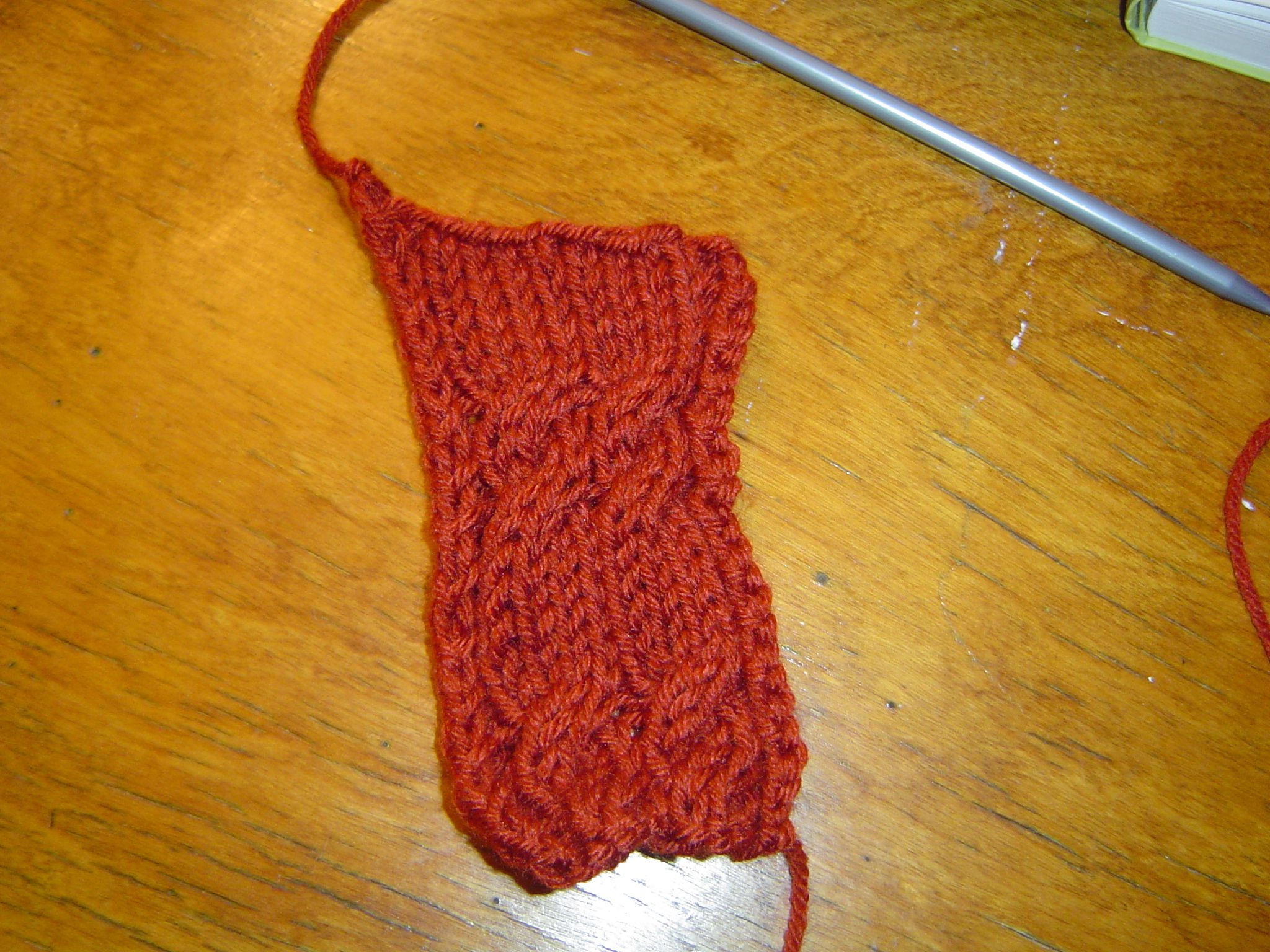How to knit a cable