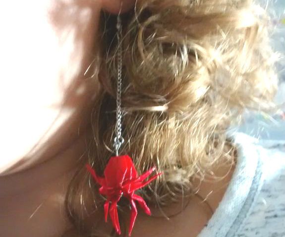 Origami Spider Earrings