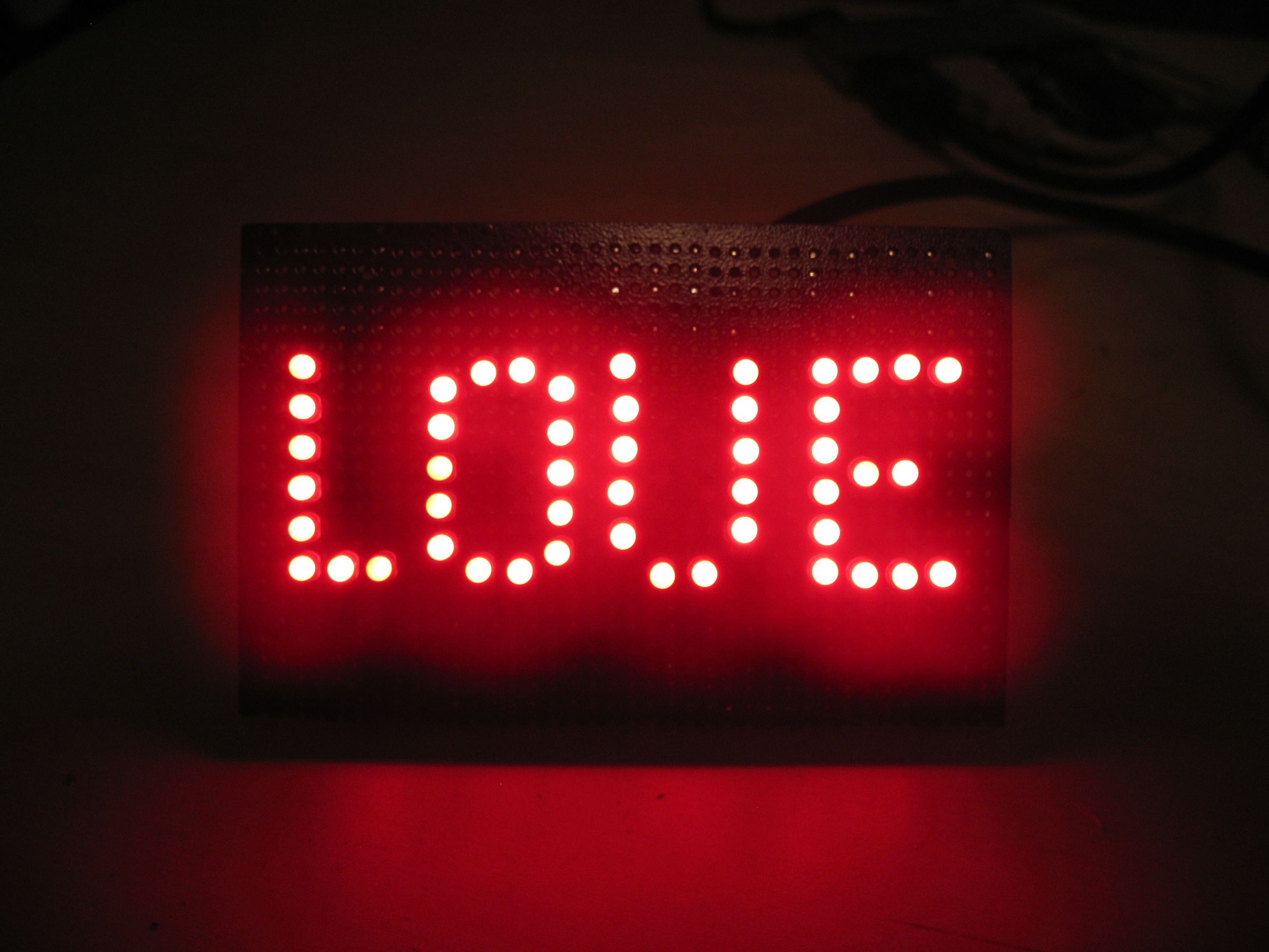 Etched Photo and LED Text, Perfect for Valentine's Day