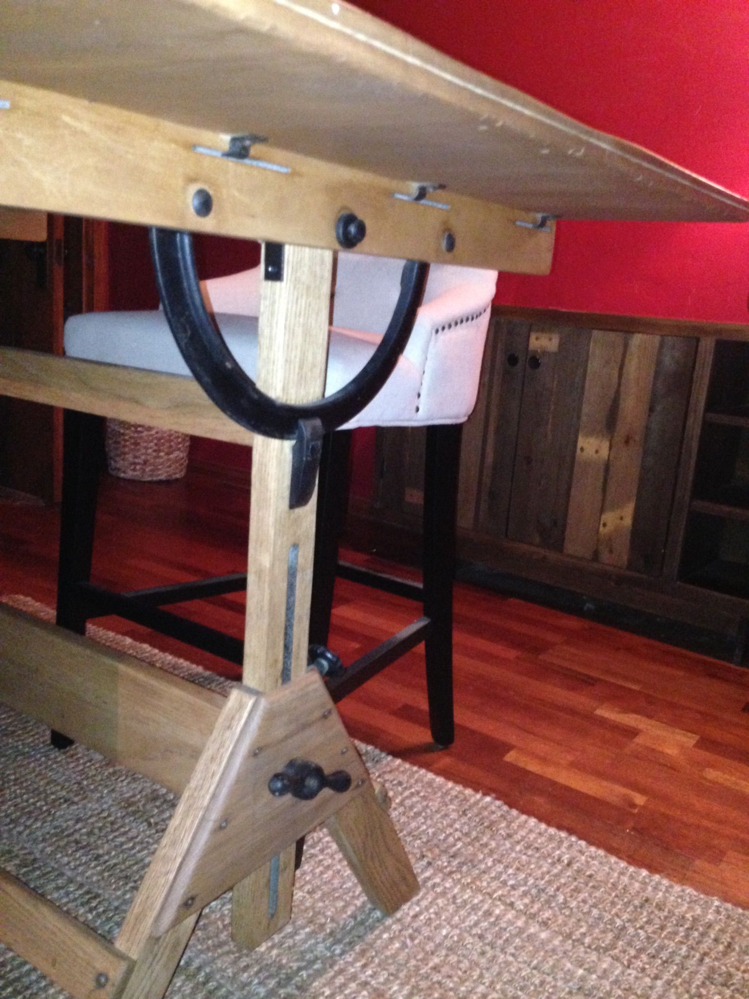 Restoring a Vintage Drafting Table to Repurpose As a Dining Table 9
