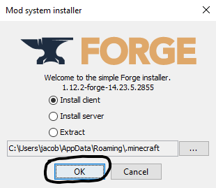Installing Forge