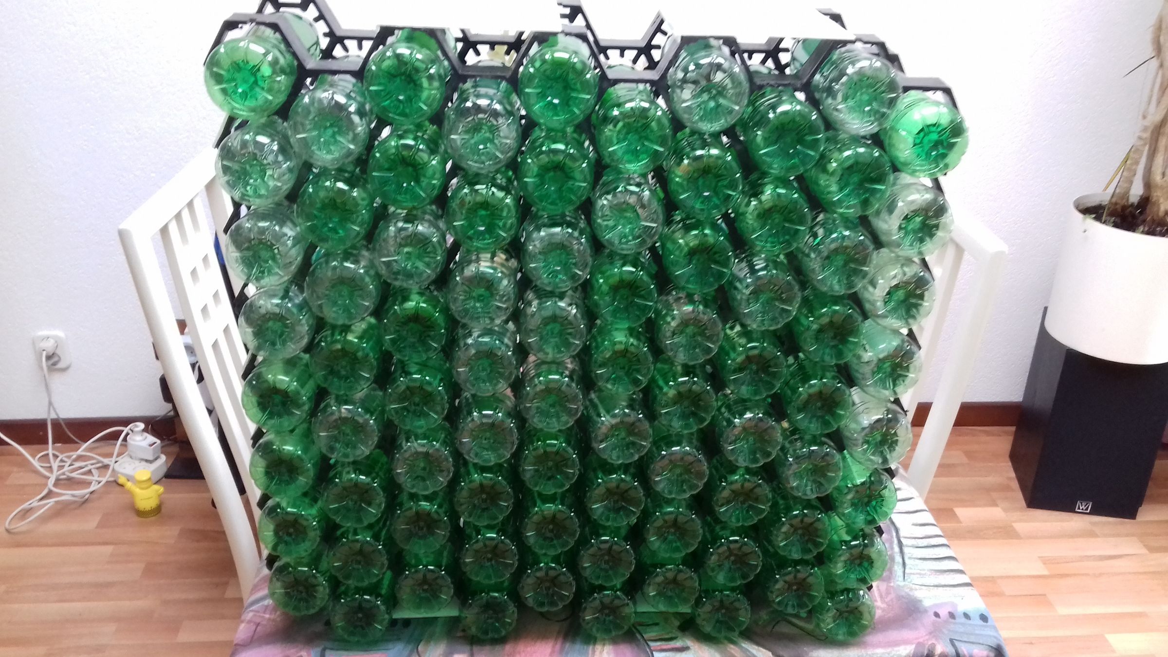 PET Bottle Storing Wall 5 Steps Instructables
