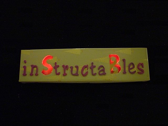 Shadow Box Gift Label