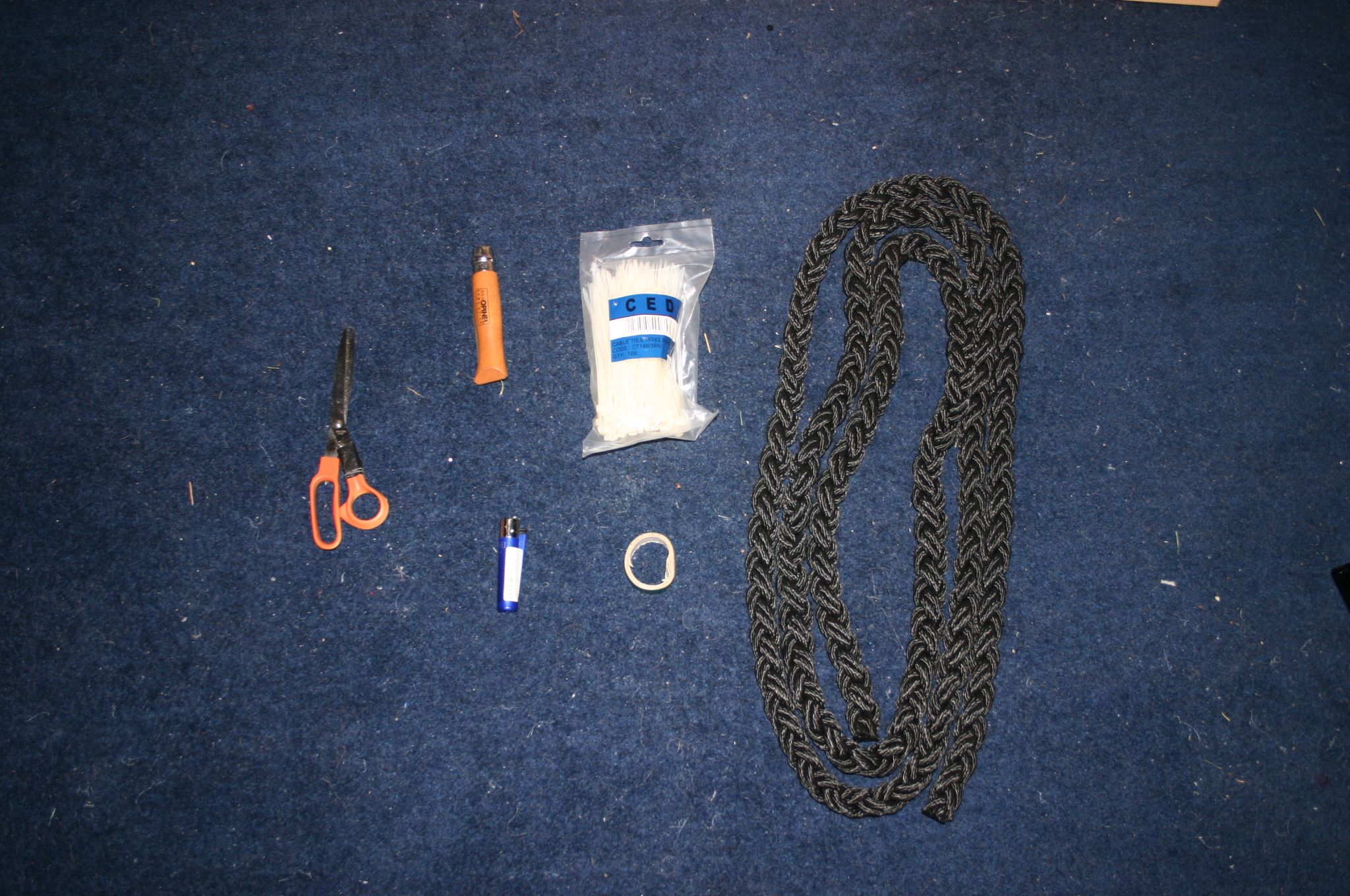 Making a rope handle for a Jugger Chain