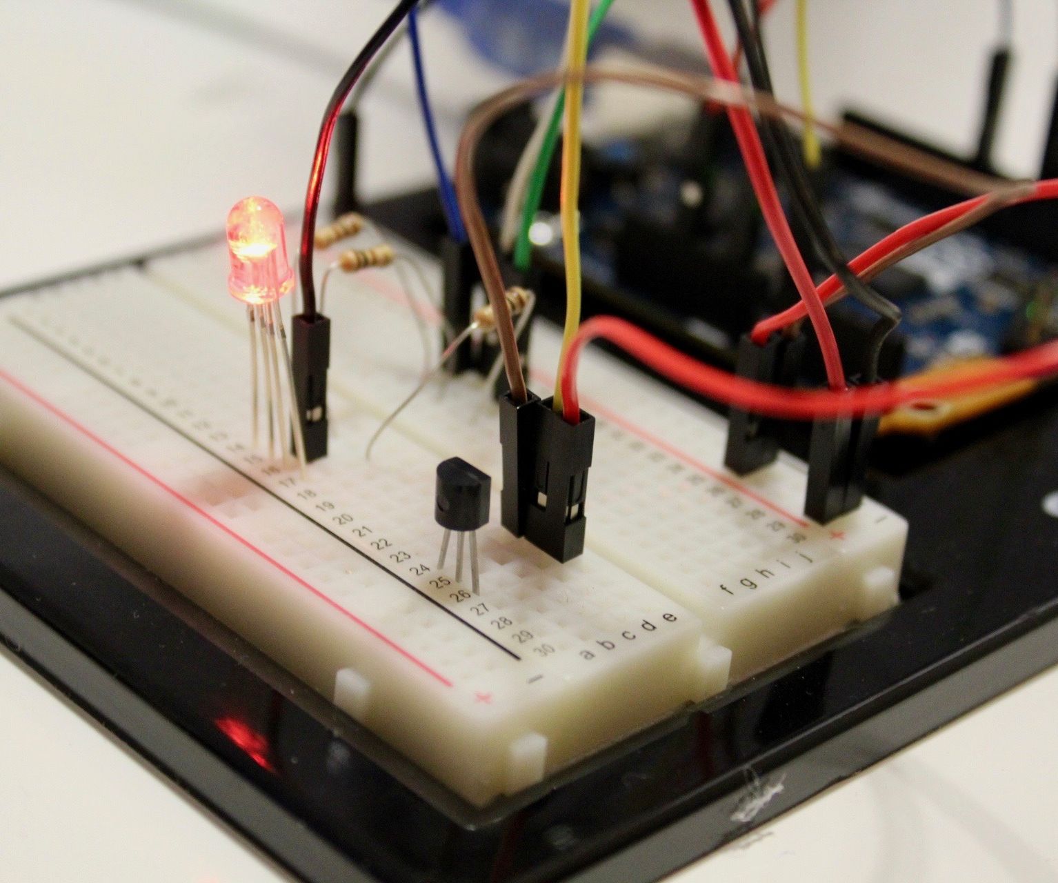 RGB LED Temperature Indicator