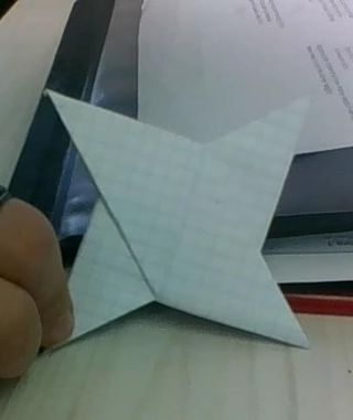Chinese Paper Throwing Star 14 Steps Instructables