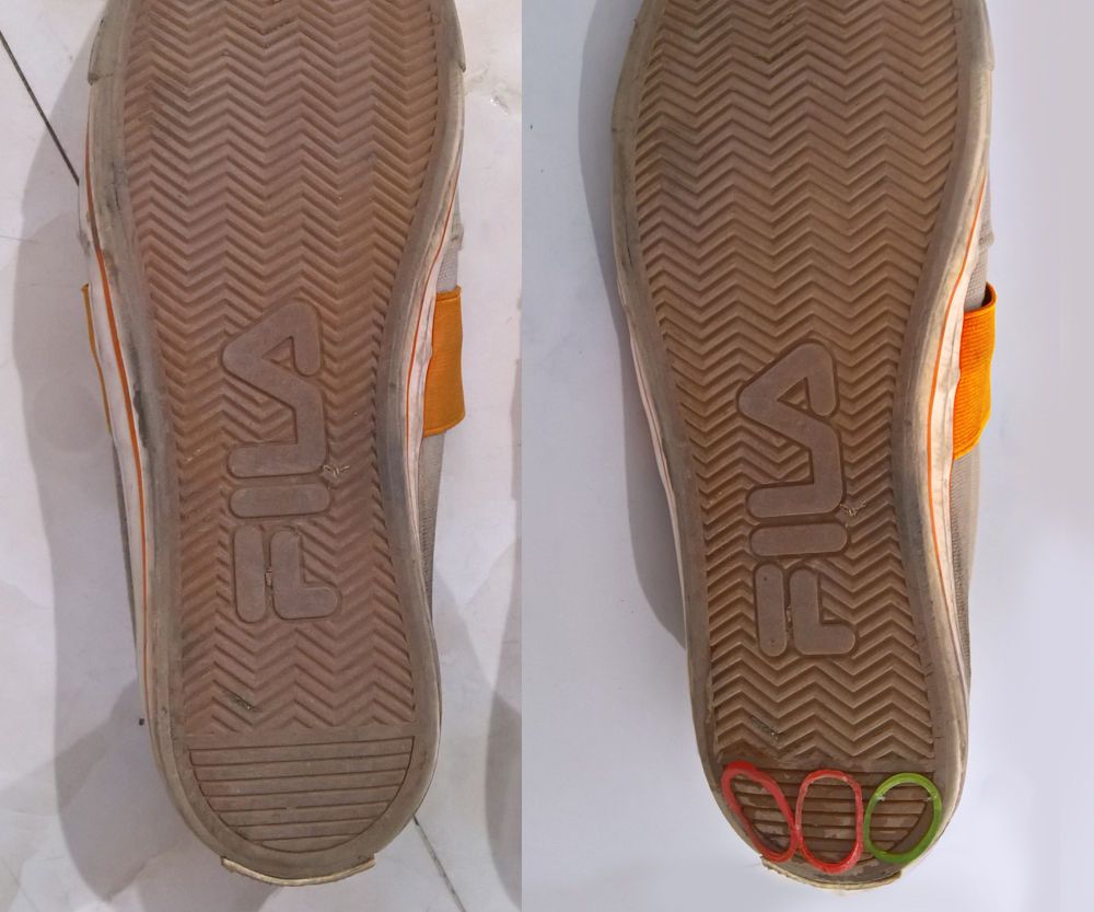 Antislip Using Rubber Bands