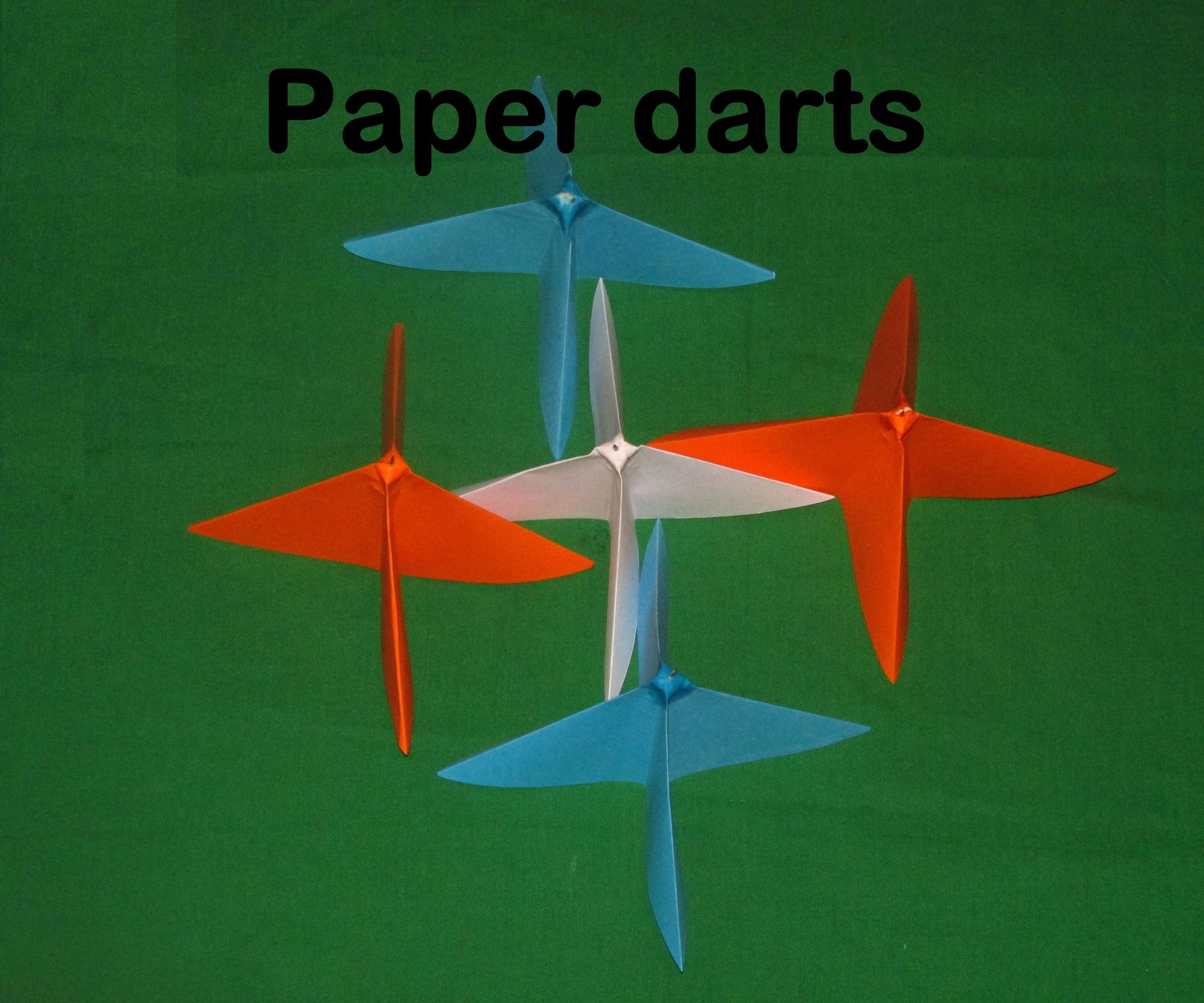 Paper Throwing-darts