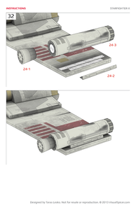 Starfighter-X Star Wars Inspired Paper Model