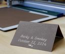 Pen Plotter Place Cards