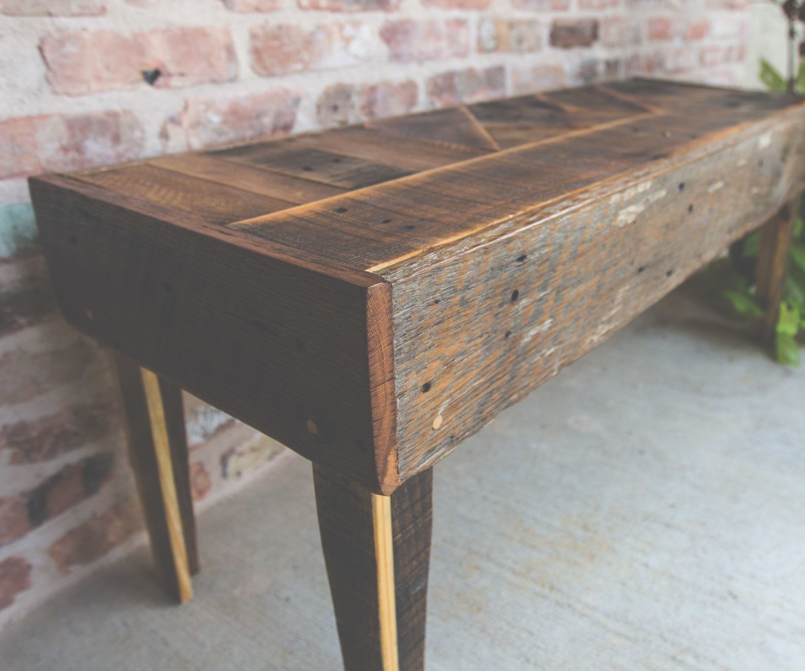 Modern Pallet Wood Bench