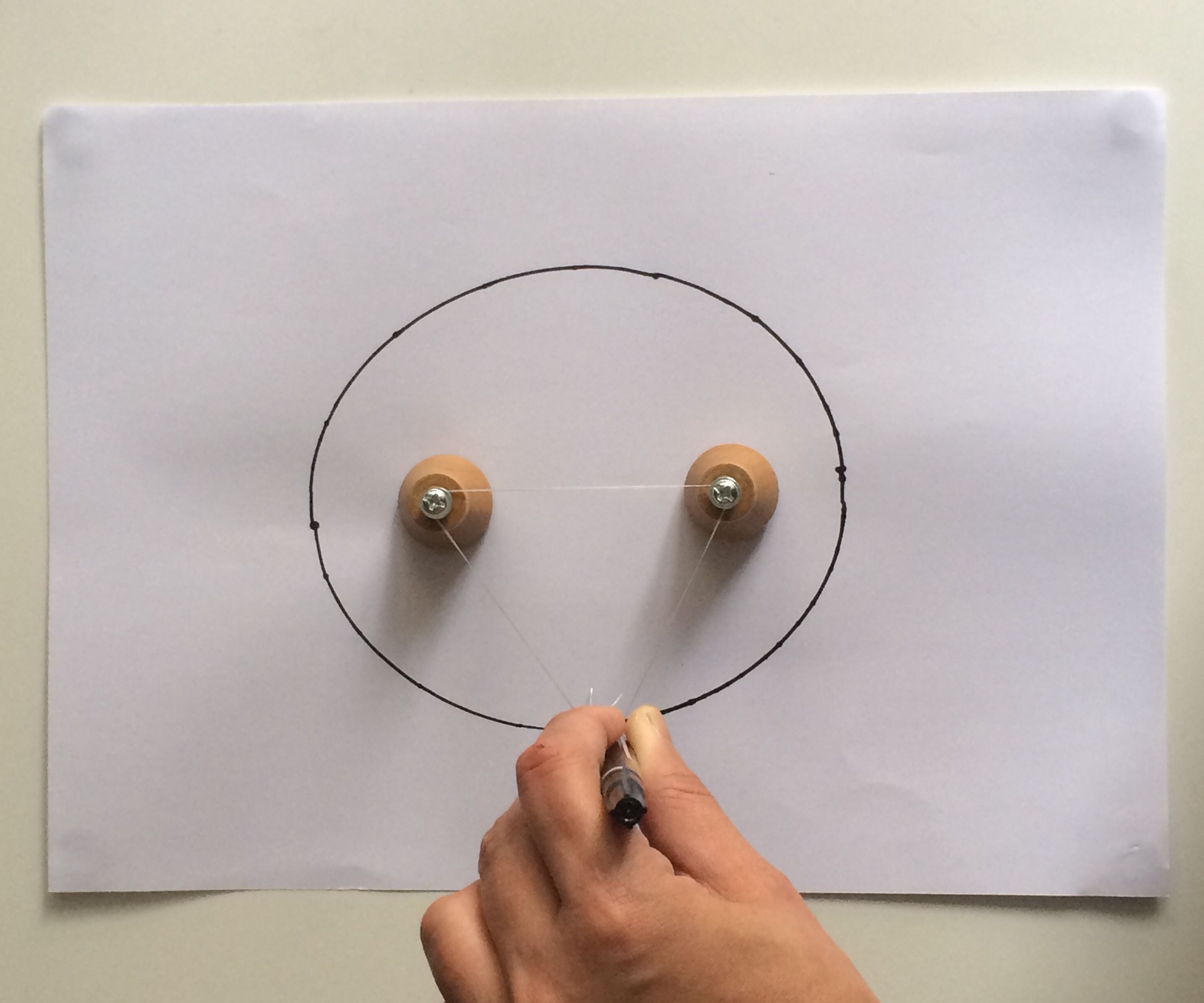 How to Draw an Oval With Abandoned Drawer Knobs 