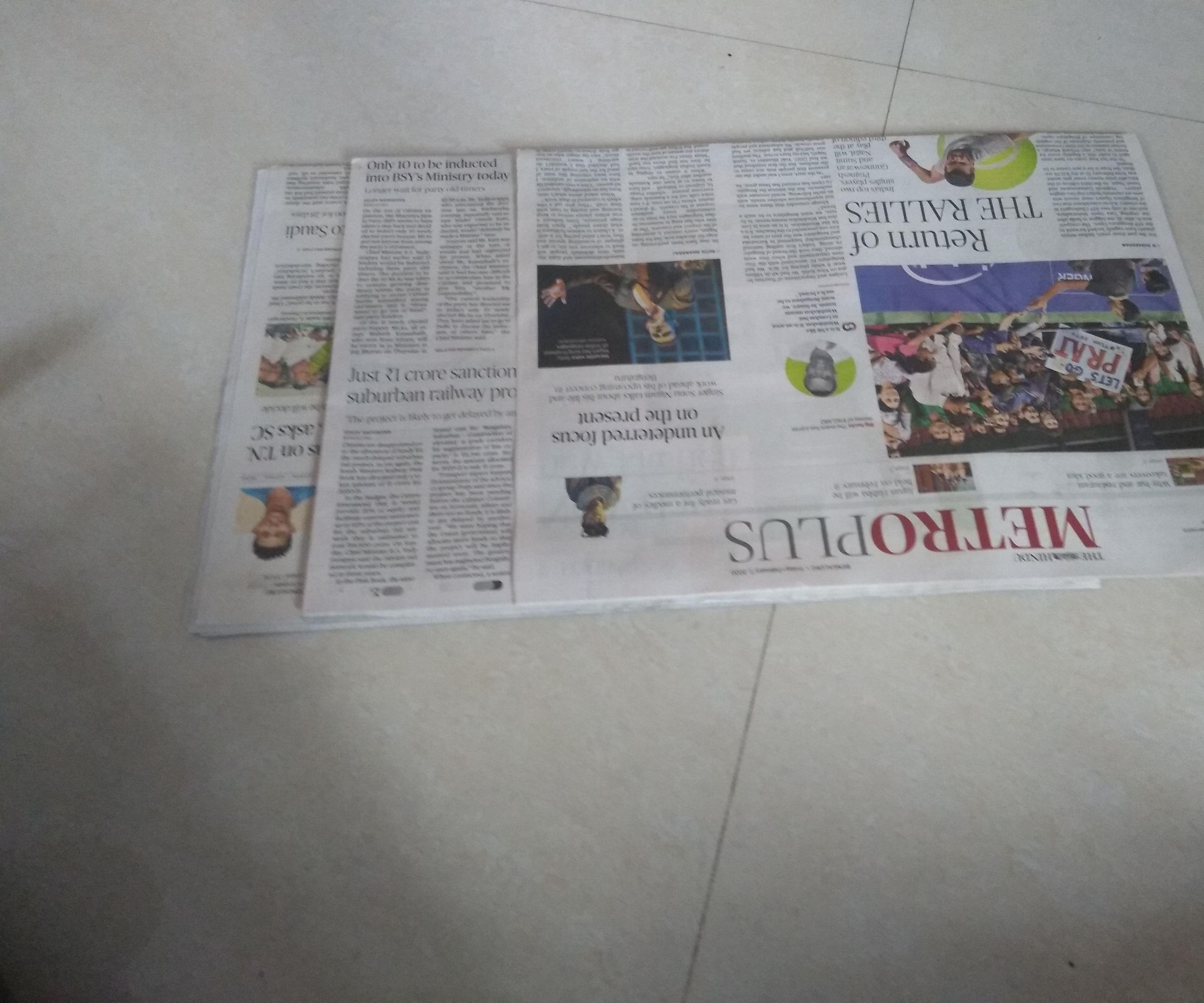 NEWSPAPER SWORD