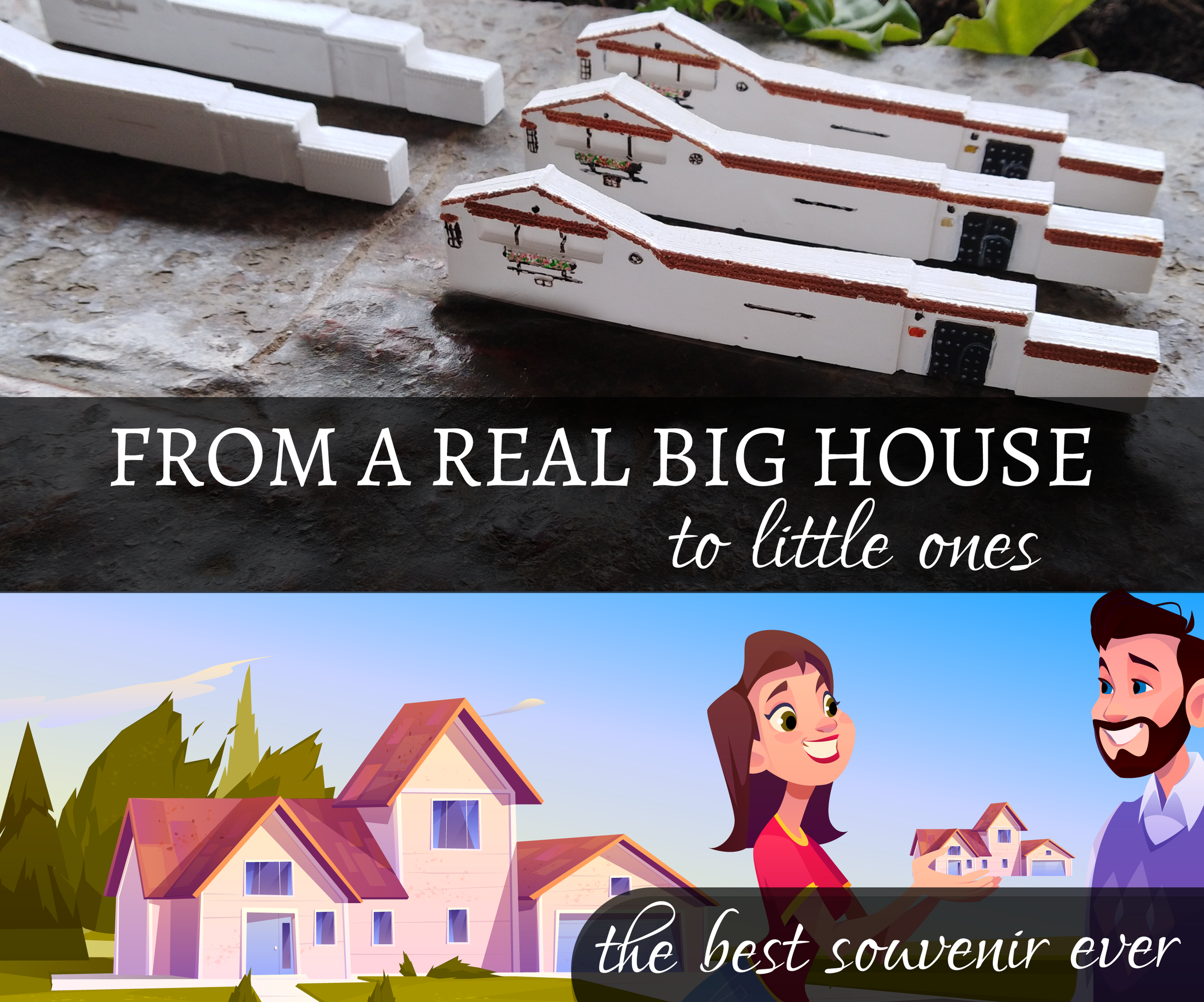 High Detailed Long Lasting Mold for CEMENT TINY FIGURES