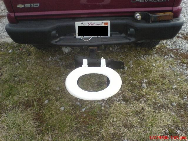 A Toliet Seat With Suspension