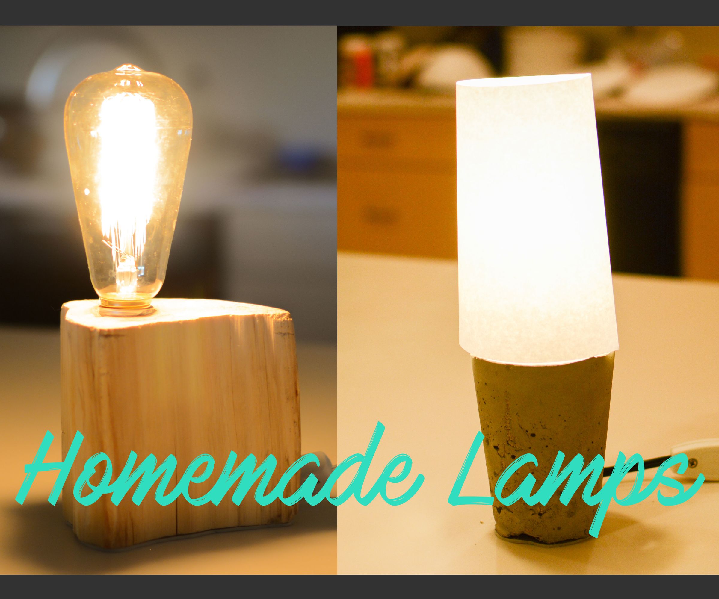 Custom Homemade Lamps for Cheap!
